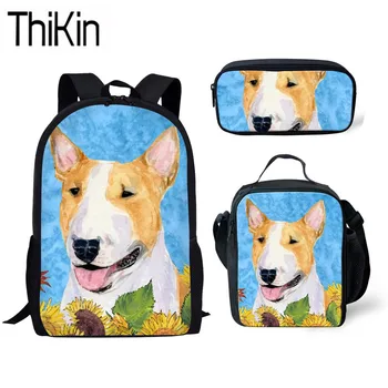 THIKIN Children School Bags for Teenager Girls Cute Pit Bull Terrier Printing Schoolbags 3pcs/set Kids Primary Book Bags Satchel
THIKIN Children School Bags for Teenager Girls Cute Pit Bull Terrier Printing Schoolbags 3pcs/set Kids Primary Book Bags Satchel