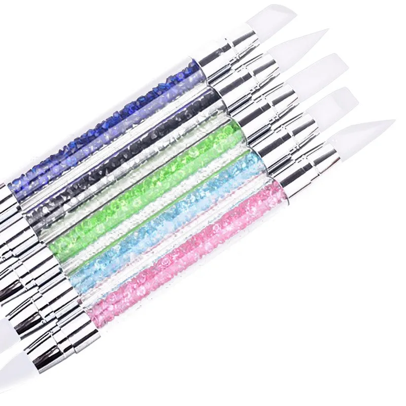 Nail Art Sculpture Pen Brushes Soft Silicone Makeup Brushes Carving Craft Polish Rhinestone Handle Nail Art Brush Dotting Tools
Nail Art Sculpture Pen Brushes Soft Silicone Makeup Brushes Carving Craft Polish Rhinestone Handle Nail Art Brush Dotting Tools