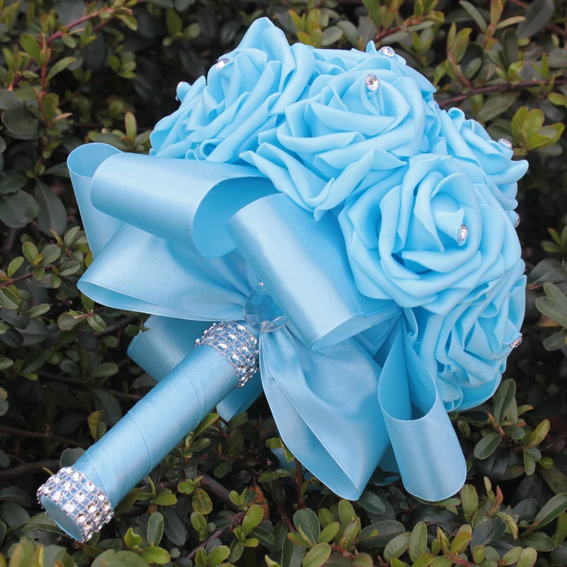 7colors Cheap Bridal Bouquet Wedding PE Rose Bridesmaid Holding Foam Flowers Handmade Fake Roses Crystal Bouquets Marrige W2018D
7colors Cheap Bridal Bouquet Wedding PE Rose Bridesmaid Holding Foam Flowers Handmade Fake Roses Crystal Bouquets Marrige W2018D