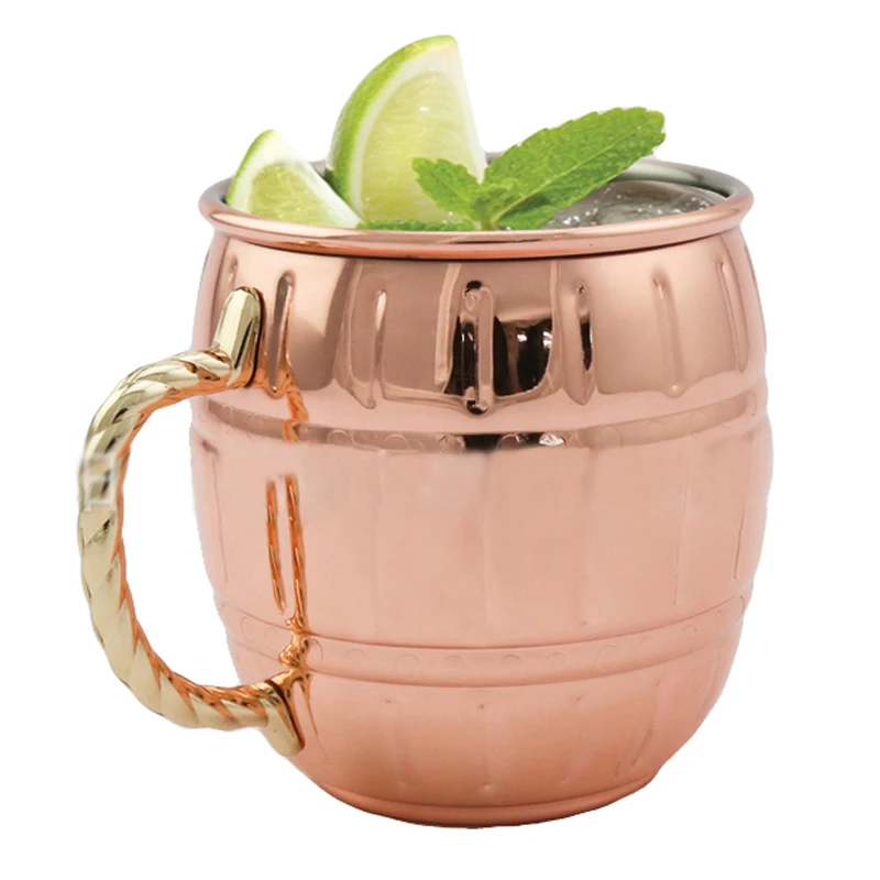Free Shipping 540ml 18oz Stainless Steel with Copper Plating Barrel Moscow Mule Mug Coffee Cup
Free Shipping 540ml 18oz Stainless Steel with Copper Plating Barrel Moscow Mule Mug Coffee Cup