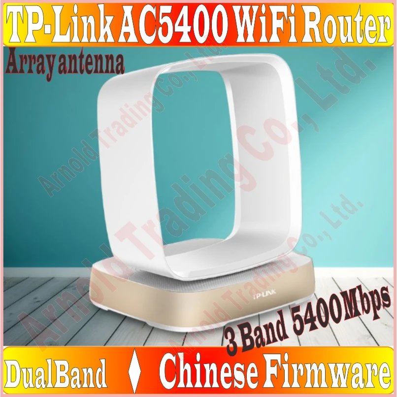 Chinese Firmware, Array Antenna TP-LINK Wireless Router 802.11AC 3 bands 5400Mbps Dual Band Gigabit AC5400 Huge WiFi 2*USB ports
Chinese Firmware, Array Antenna TP-LINK Wireless Router 802.11AC 3 bands 5400Mbps Dual Band Gigabit AC5400 Huge WiFi 2*USB ports