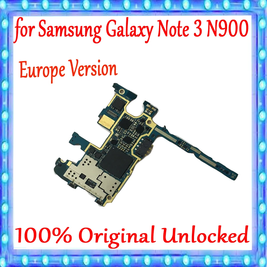 with Full Chips for Samsung Galaxy Note 3 N900 Motherboard 100% Original unlocked for Note 3 N900 Logic board EU Version
with Full Chips for Samsung Galaxy Note 3 N900 Motherboard 100% Original unlocked for Note 3 N900 Logic board EU Version