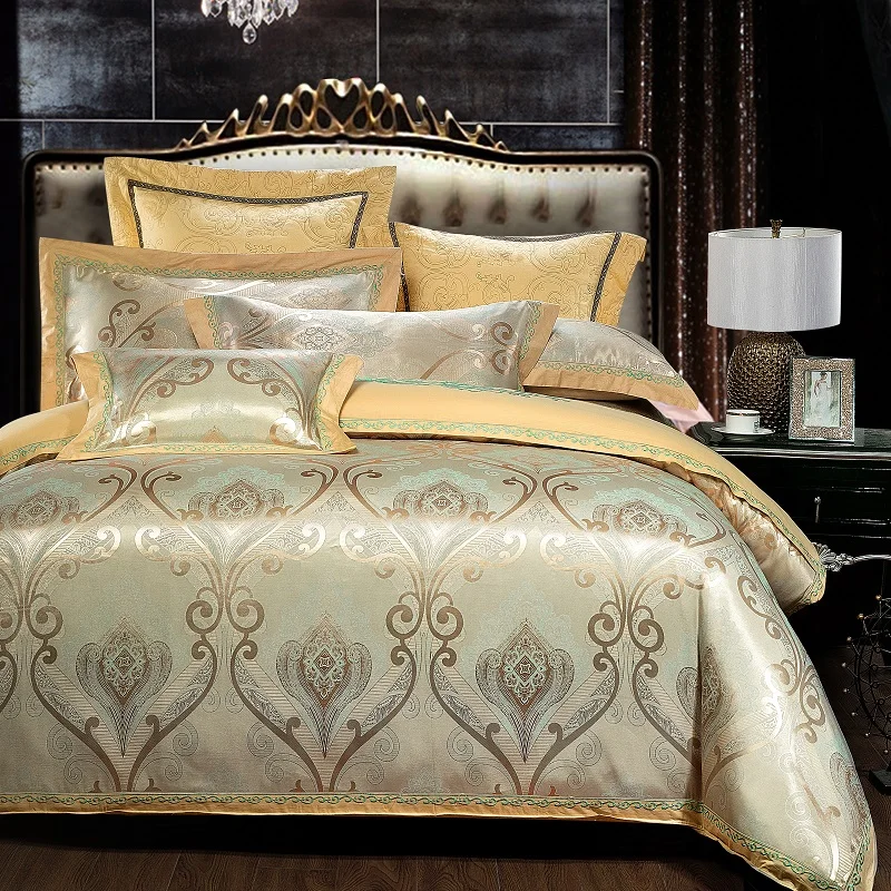 Sateen cotton gold duvet cover cotton bed sheet queen king size 4pcs bedding set luxury embroidery bed set pillow shams
Sateen cotton gold duvet cover cotton bed sheet queen king size 4pcs bedding set luxury embroidery bed set pillow shams