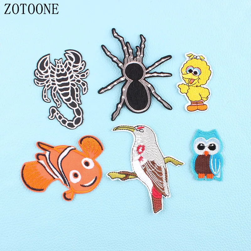 ZOTOONE Bird Fish Patch Iron On Embroidered,Sewing Patches For Clothing Punk Reversible Sequin Stickers Clothes Badges Applique
ZOTOONE Bird Fish Patch Iron On Embroidered,Sewing Patches For Clothing Punk Reversible Sequin Stickers Clothes Badges Applique
