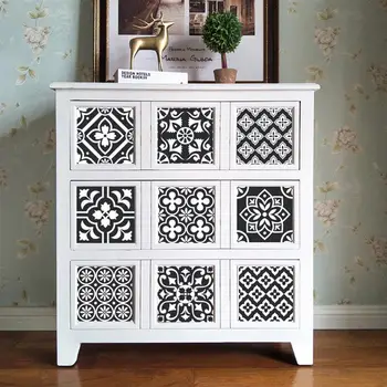 Wall Tile Stickers 3D For Bathroom Kitchen Black & White Pattern Stickers Decor Adhesive Waterproof PVC Wallpaper 15*15/20*20CM
Wall Tile Stickers 3D For Bathroom Kitchen Black & White Pattern Stickers Decor Adhesive Waterproof PVC Wallpaper 15*15/20*20CM