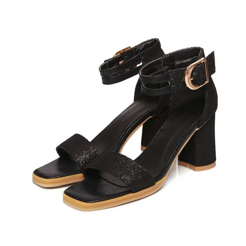 B2-7 Size 33-46 Ladies Luxurious Sequined Sandals Female Fashion Plus Size Sandal Woman High Heels Shoes Women Ankle Strap Shoe
B2-7 Size 33-46 Ladies Luxurious Sequined Sandals Female Fashion Plus Size Sandal Woman High Heels Shoes Women Ankle Strap Shoe