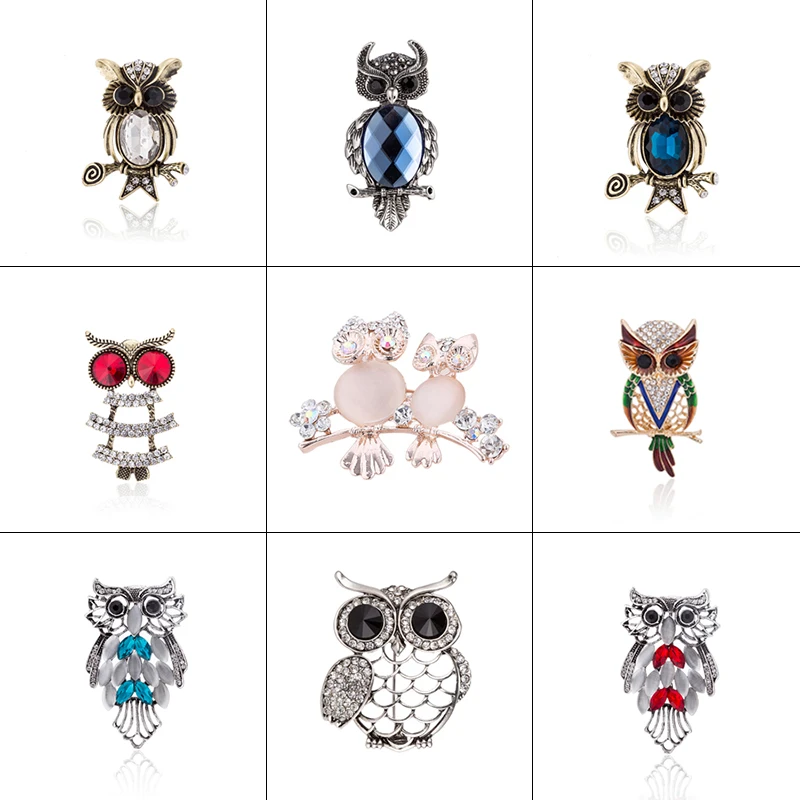 TDQUEEN Big Crystal Owl Brooches for Women Fashion Opal Vintage Jewelry Backpack Scarf Pins Garment Coat Xmas Broche Accessories
TDQUEEN Big Crystal Owl Brooches for Women Fashion Opal Vintage Jewelry Backpack Scarf Pins Garment Coat Xmas Broche Accessories