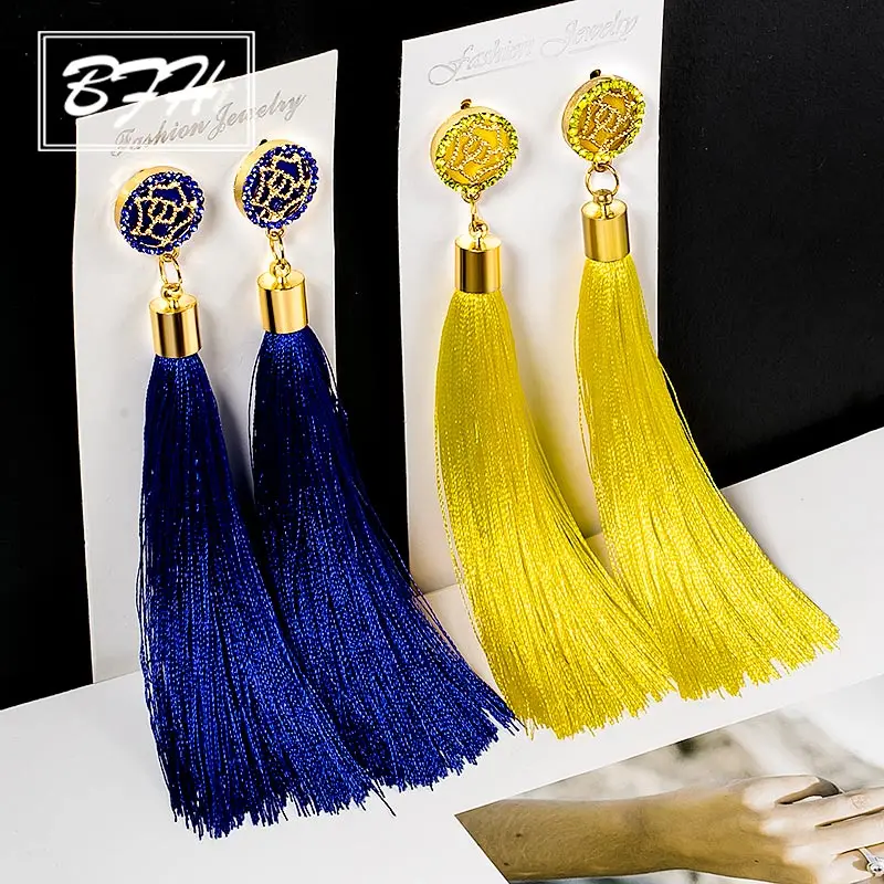 BFH Fashion Long Tassel Drop Earrings for Women Bohemia Vintage Handmade Crystal Flower Statement Woman Earring Jewelry Gift
BFH Fashion Long Tassel Drop Earrings for Women Bohemia Vintage Handmade Crystal Flower Statement Woman Earring Jewelry Gift
