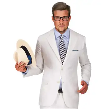 Custom Summer Tuxedo Masculino Men Suit 2 Pieces(Jacket+Pants+Tie) Latest Coat Pant Designs Ivory White Linen Men Suit
Custom Summer Tuxedo Masculino Men Suit 2 Pieces(Jacket+Pants+Tie) Latest Coat Pant Designs Ivory White Linen Men Suit