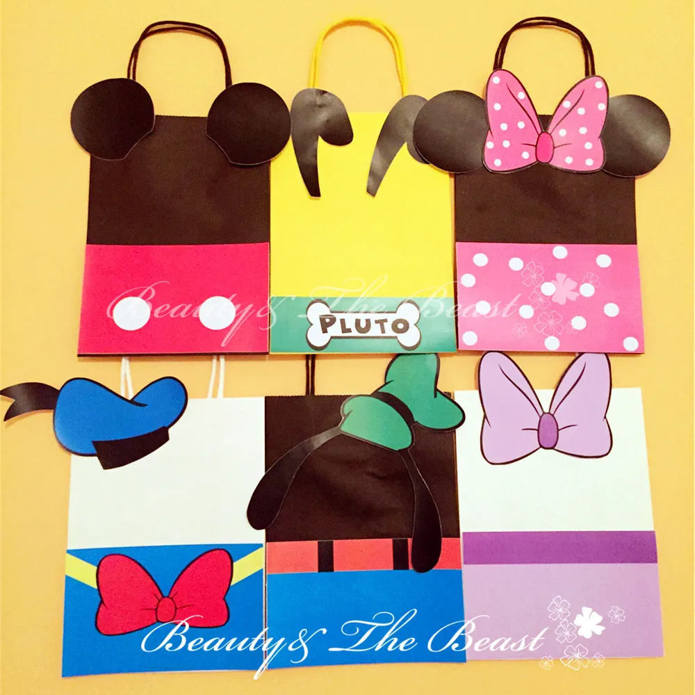 Mickey Minnie Favor Bag Gift bag Birthday Party Decorations Kids Party Supplies Baby Shower Candy Bar Cartoon Bags
Mickey Minnie Favor Bag Gift bag Birthday Party Decorations Kids Party Supplies Baby Shower Candy Bar Cartoon Bags