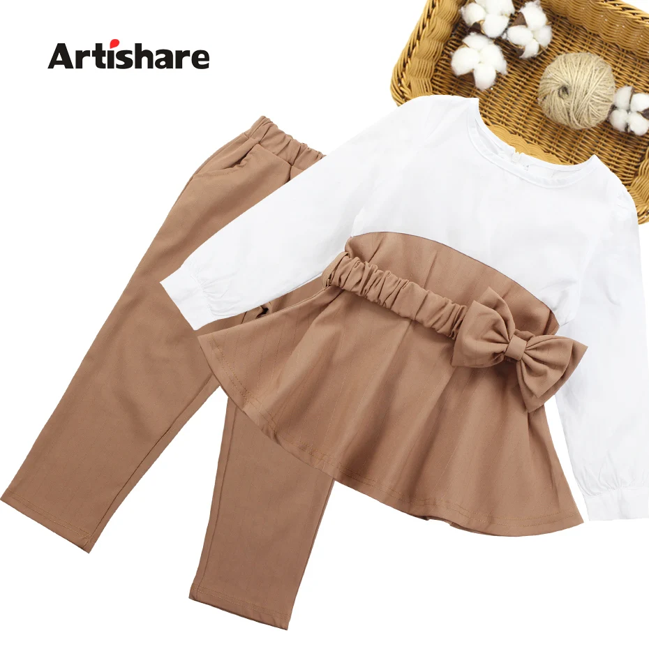 Girls Clothes Spring Autumn Girls School Clothes Patchwork Shirt + Long Pants 2PCS Children'S Clothing 6 8 10 12 13 14 Year
Girls Clothes Spring Autumn Girls School Clothes Patchwork Shirt + Long Pants 2PCS Children'S Clothing 6 8 10 12 13 14 Year