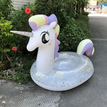 Summer INS Rainbow Unicorn Inflatable Pool Float with Glitter Inside Ride-on Crystal Pegasus Horse Swimming Rings Floating Chair
Summer INS Rainbow Unicorn Inflatable Pool Float with Glitter Inside Ride-on Crystal Pegasus Horse Swimming Rings Floating Chair