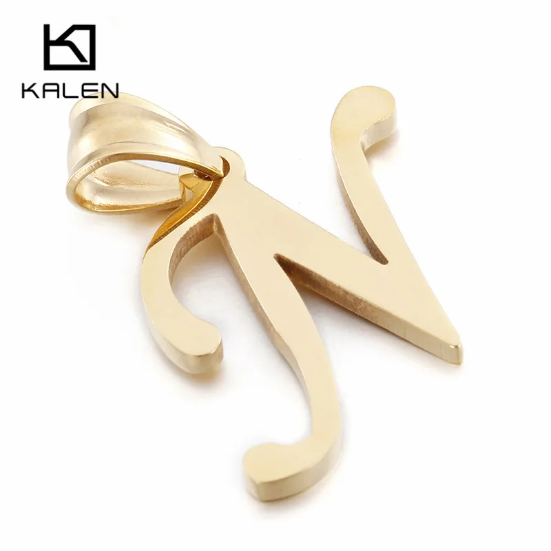 Kalen 26 A-Z Capital Letter Necklaces For Women Men Gold/Silver Stainless Steel Netherlands Pendant With Chain Necklace Jewelry
Kalen 26 A-Z Capital Letter Necklaces For Women Men Gold/Silver Stainless Steel Netherlands Pendant With Chain Necklace Jewelry