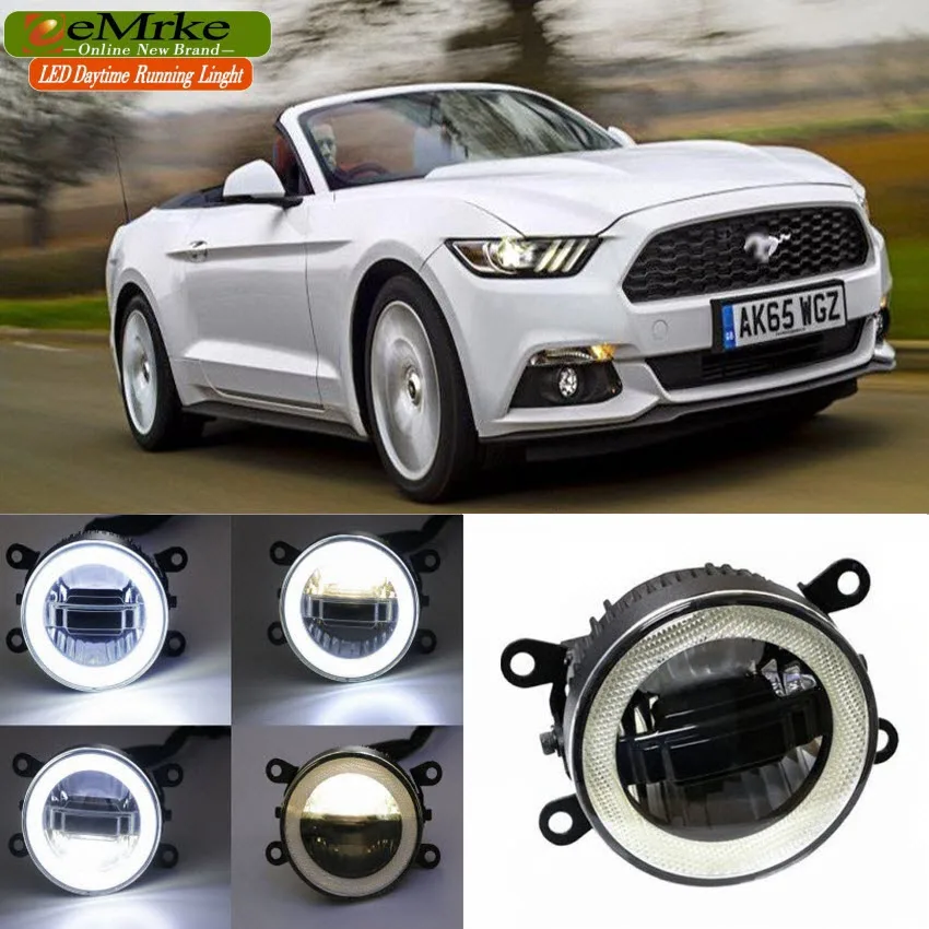 eeMrke For Ford Mustang 2015 3 in 1 LED DRL Angel Eye Fog Lamp Car Styling High Power Daytime Running Lights Accessory
eeMrke For Ford Mustang 2015 3 in 1 LED DRL Angel Eye Fog Lamp Car Styling High Power Daytime Running Lights Accessory