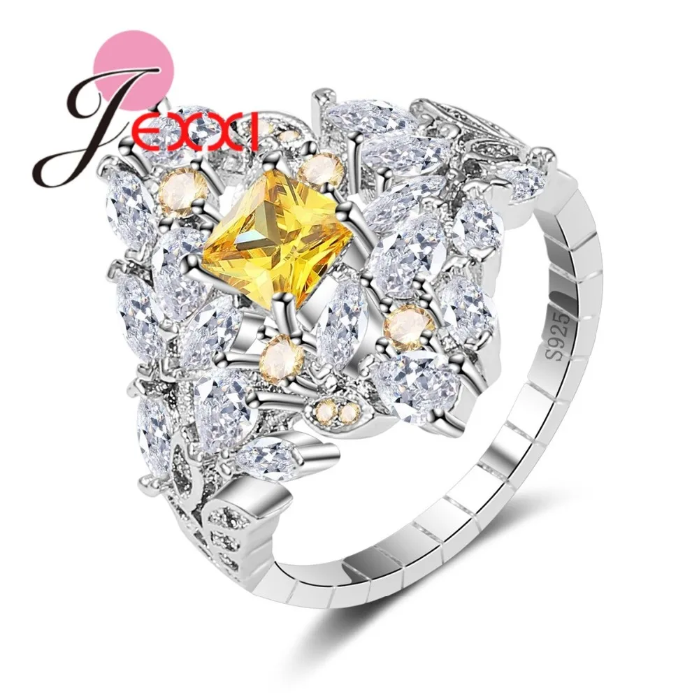 JEXXI New Big Promotion 925 Sterling Silver Ring Cubic Zirconia Rings For Women Wholesale Wedding Engagement Jewelry
JEXXI New Big Promotion 925 Sterling Silver Ring Cubic Zirconia Rings For Women Wholesale Wedding Engagement Jewelry