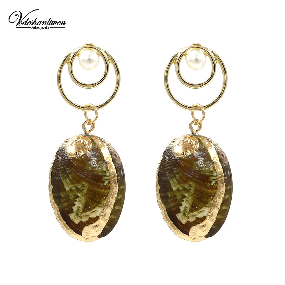 Vodeshanliwen 2019 New Sandbeach Shell Dangle Earrings For Women Fashion Beach style Jewelry Conch Statement Drop Earrings
Vodeshanliwen 2019 New Sandbeach Shell Dangle Earrings For Women Fashion Beach style Jewelry Conch Statement Drop Earrings