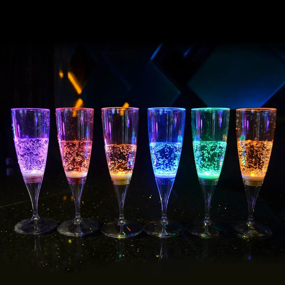 6Pcs Popular Liquid Active LED Champagne Beer Wine Water Drink Flash Cup Glow Light Flashing Cups For Party Bars
6Pcs Popular Liquid Active LED Champagne Beer Wine Water Drink Flash Cup Glow Light Flashing Cups For Party Bars