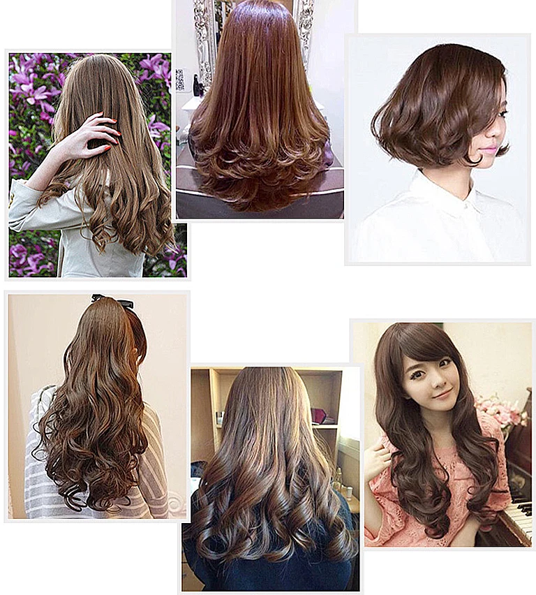 Lcd Display Mini Hair Wave Iron For Travel Hot Heat Hair Curling