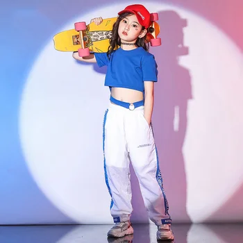 Kids Jazz Street Dance Suit Girls Loose Hip-hop Costumes Children Stage Dance Competition Performance Costumes QDT1005
Kids Jazz Street Dance Suit Girls Loose Hip-hop Costumes Children Stage Dance Competition Performance Costumes QDT1005