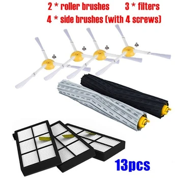 13pcs/set Filters Brushes Sweeper Replacement Accessories For IRobot Roomba 980 990 900 896 886 870 Roll Brushes
13pcs/set Filters Brushes Sweeper Replacement Accessories For IRobot Roomba 980 990 900 896 886 870 Roll Brushes