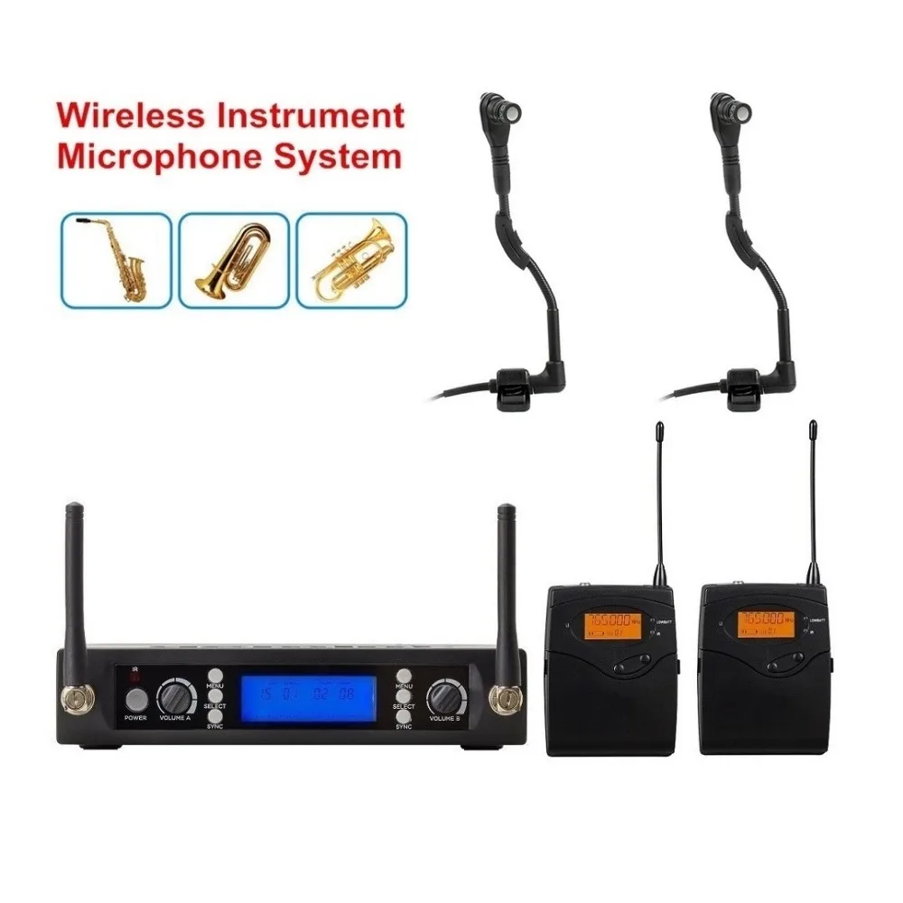 Bolymic 3200 wireless microphone saxophone professional orchestra trumpet sax gooseneck musical instrument | Электроника