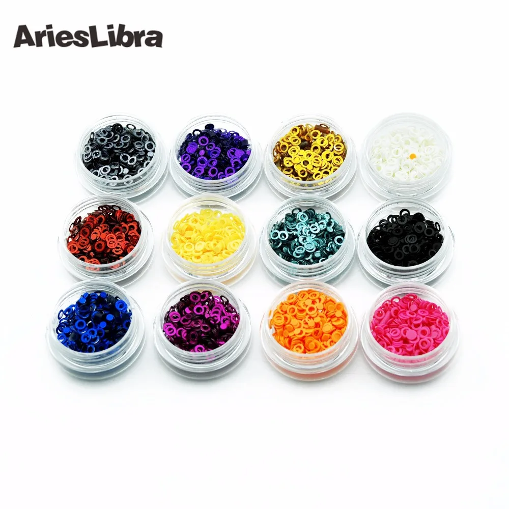 AriesLibra 12 Colors Ring Round Nail Glitter Powder Glitter Sequins Circle Nail Art Decorations Tool Manicure Nails Accessories
AriesLibra 12 Colors Ring Round Nail Glitter Powder Glitter Sequins Circle Nail Art Decorations Tool Manicure Nails Accessories