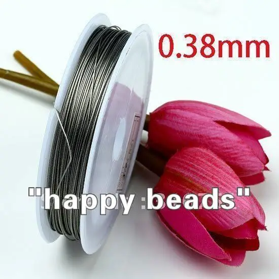 Free Shipping 1 Roll 100M Silver Tone Beading Wire 0.38mm Cord/String/Thread(w00437)
Free Shipping 1 Roll 100M Silver Tone Beading Wire 0.38mm Cord/String/Thread(w00437)