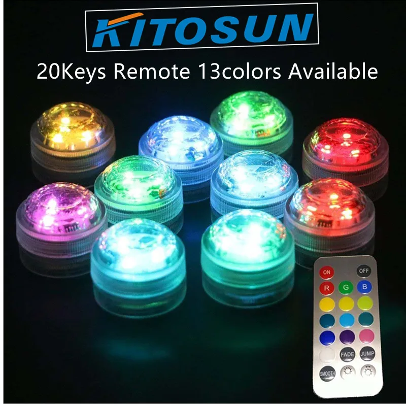 20Pcs* Wedding Decoration Remote Control Submersible LED Tea Table Mini Light With Battery Party Supplies Christmas Vase New Yea
20Pcs* Wedding Decoration Remote Control Submersible LED Tea Table Mini Light With Battery Party Supplies Christmas Vase New Yea