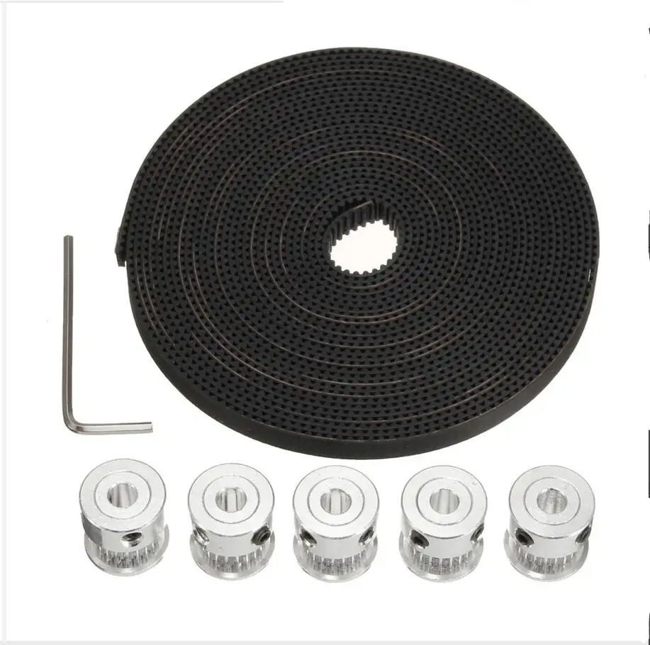 DuoWeiSi 3D Printer Parts GT2 20 Tooth Timing Pulleys And 5 Meters Of GT2 Belt 3D Printing Reprap S7
DuoWeiSi 3D Printer Parts GT2 20 Tooth Timing Pulleys And 5 Meters Of GT2 Belt 3D Printing Reprap S7