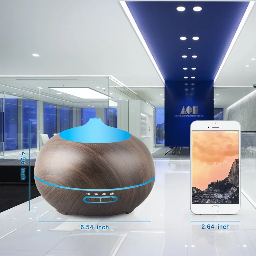 300 ml Wood Grain Ultrasonic Air Humidifier Portable Mini Aroma Essential Oil Diffuser for Car Room Home Office
300 ml Wood Grain Ultrasonic Air Humidifier Portable Mini Aroma Essential Oil Diffuser for Car Room Home Office