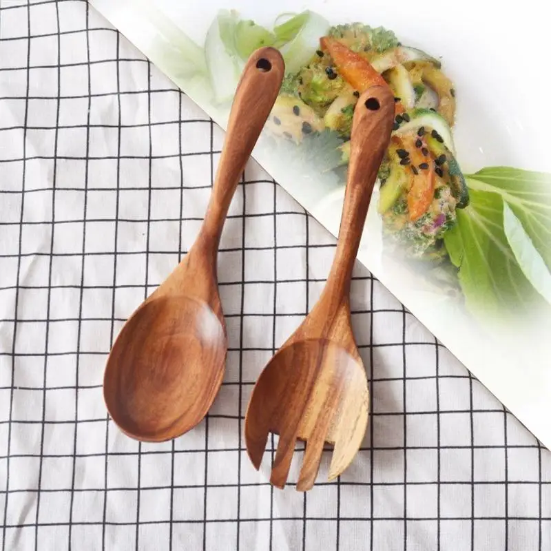 2PC Western Tableware Wood Fork Spoon Dessert Set Retro vintage Style Fruit Salad Serving Children Food Utensi Scoop Supply
2PC Western Tableware Wood Fork Spoon Dessert Set Retro vintage Style Fruit Salad Serving Children Food Utensi Scoop Supply