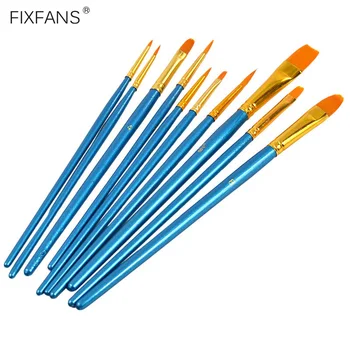 10Pcs Watercolor Gouache Paint Brushes Kit Nylon Hair Painting Brush Set Round Pointed Flat Tip Wooden Handle Art Supplies
10Pcs Watercolor Gouache Paint Brushes Kit Nylon Hair Painting Brush Set Round Pointed Flat Tip Wooden Handle Art Supplies