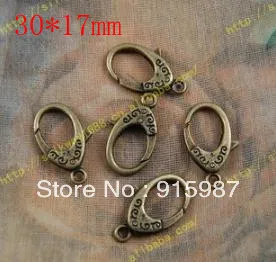 Sweet Bell 50PCS/lot 30*17mm lobster clasp accessories button hardware accessories wholesale retro designs lobster clasp
Sweet Bell 50PCS/lot 30*17mm lobster clasp accessories button hardware accessories wholesale retro designs lobster clasp