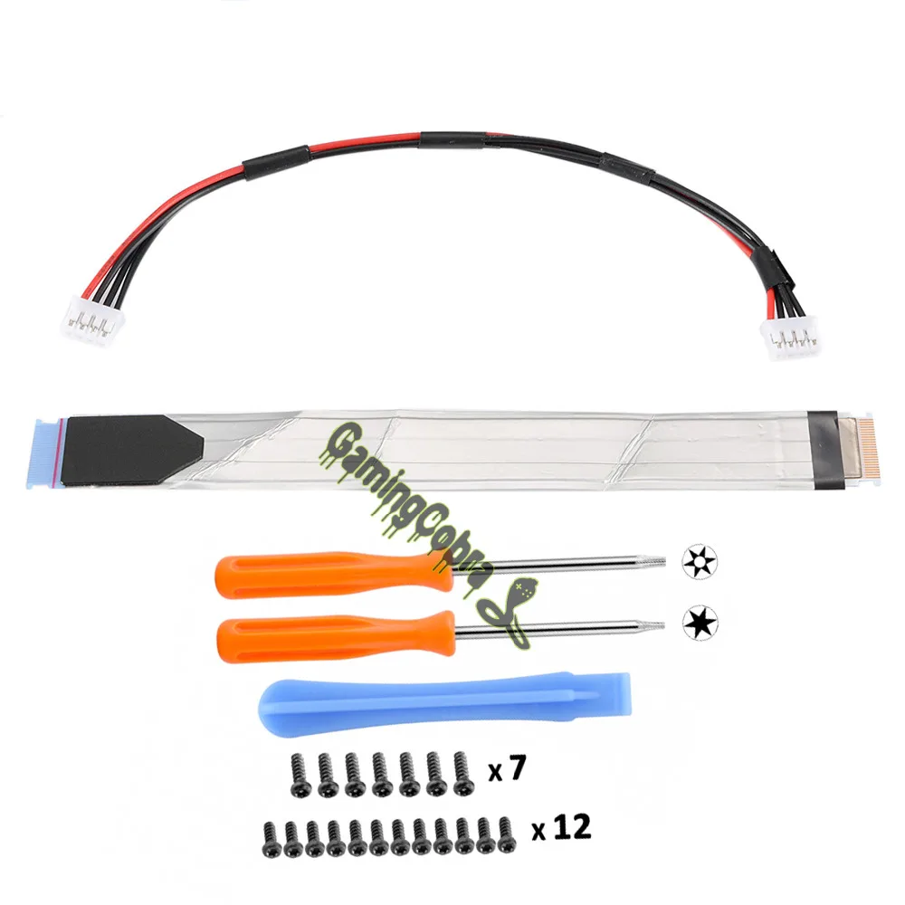 eXtremeRate 24 pin Optical Drive Cable & 4pin Power Cable + Screwdriver Screw for PS4 Console
eXtremeRate 24 pin Optical Drive Cable & 4pin Power Cable + Screwdriver Screw for PS4 Console