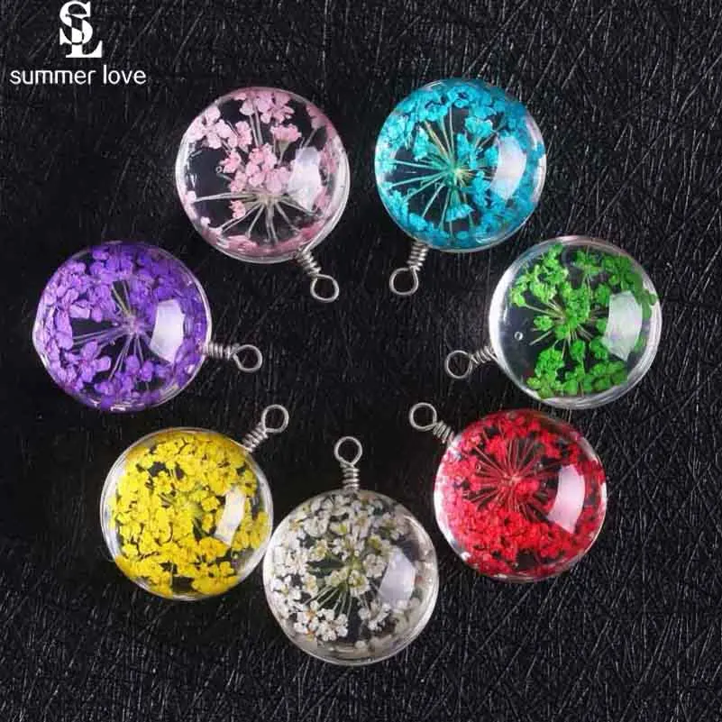 10pcs Cute Colors Dried Flowers Cabochon Glass Charm fit Necklace Earrings Pendant Charms For Jewelry Making DIY Accessories
10pcs Cute Colors Dried Flowers Cabochon Glass Charm fit Necklace Earrings Pendant Charms For Jewelry Making DIY Accessories