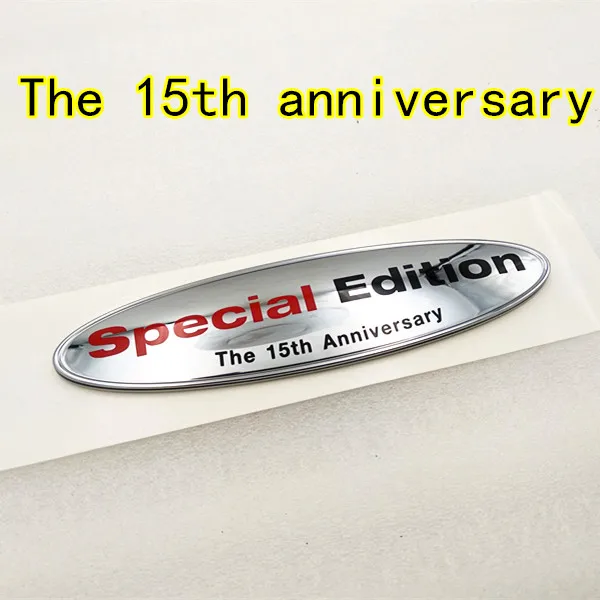 For For All Hyundai KIA Elantra AVANTE AD K3 the 15th anniversary speciai Edition commemorative car logo 
For For All Hyundai KIA Elantra AVANTE AD K3 the 15th anniversary speciai Edition commemorative car logo