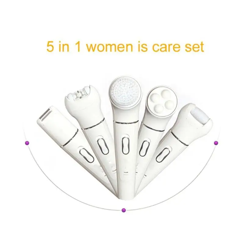 5 in 1 Women Rechargeable Epilator Electric Face Hair Removal Epilation female depilatory razor lady shaver
5 in 1 Women Rechargeable Epilator Electric Face Hair Removal Epilation female depilatory razor lady shaver