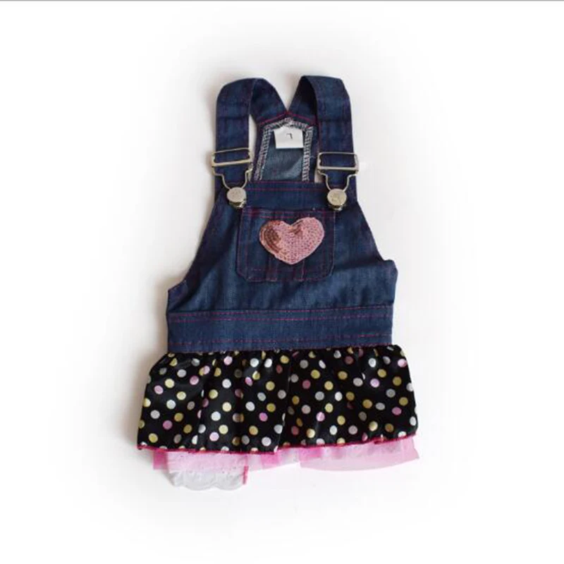 Pet Clothes Heart-shaped Cute Denim Skirt Pet Dog Strap Skirt Spring And Summer Teddy Chihuahua Bichon Dog Dress DC826
Pet Clothes Heart-shaped Cute Denim Skirt Pet Dog Strap Skirt Spring And Summer Teddy Chihuahua Bichon Dog Dress DC826