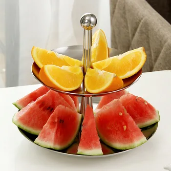 Fashional 2 Tier Stainless Steel Ciecle Cake Plate Stand Cupcake Fruit Holder Rack Wedding Decoration Party Tea Time Cake Stand
Fashional 2 Tier Stainless Steel Ciecle Cake Plate Stand Cupcake Fruit Holder Rack Wedding Decoration Party Tea Time Cake Stand