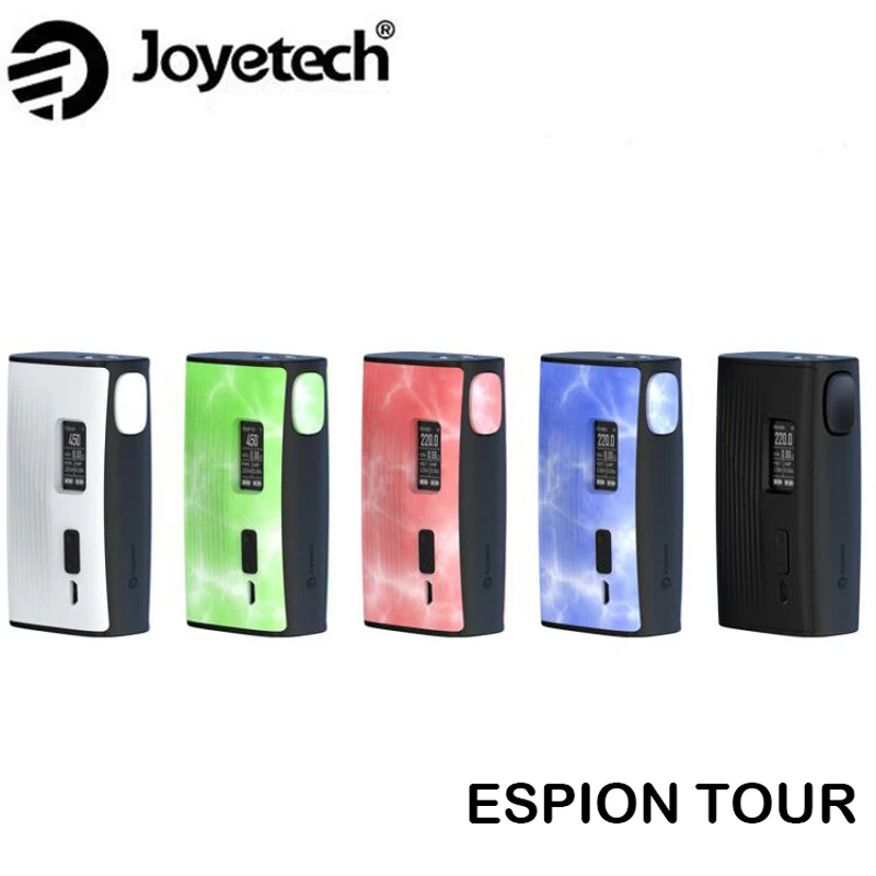 Original Joyetech ESPION Tour Mod 220W Box Mod Vape Support CUBIS Max Tank Electronic Cigarette Vaporizer Vaper Box Kit
Original Joyetech ESPION Tour Mod 220W Box Mod Vape Support CUBIS Max Tank Electronic Cigarette Vaporizer Vaper Box Kit