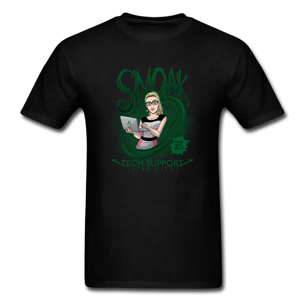 Футболка мужская хлопковая черная зеленая Smoak It Arrow Season | Мужская одежда