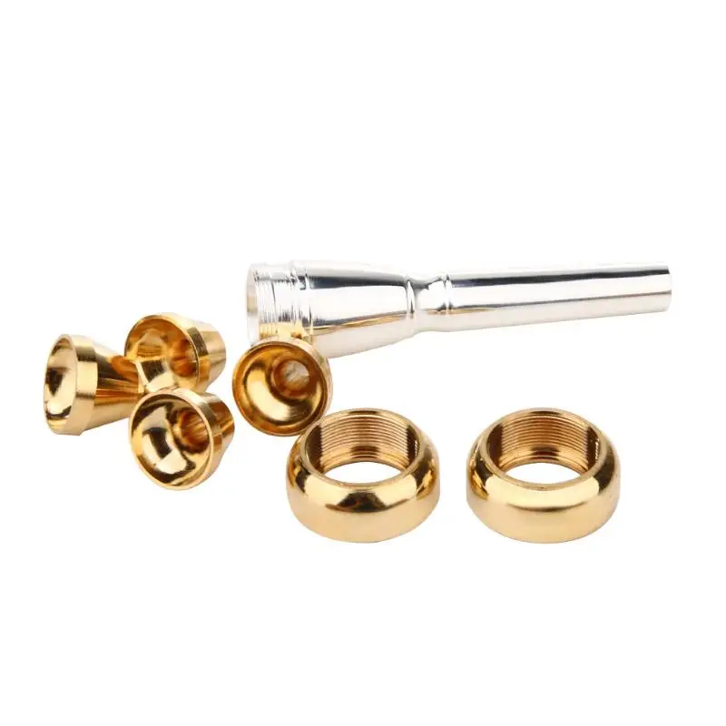 Professional Enthusiasts And Beginners Trumpet Mouthpiece Gold Lacquer Trumpet 8 Sizes Convertible Trumpet Mouthpiece
Professional Enthusiasts And Beginners Trumpet Mouthpiece Gold Lacquer Trumpet 8 Sizes Convertible Trumpet Mouthpiece