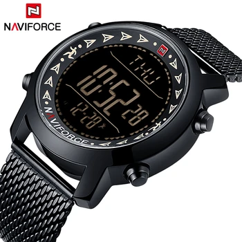 Top Brand NAVIFORCE New Men Full Steel Sport Watches Men's Quartz LED Digital Clock Man Military Wrist Watch Relogio Masculino
Top Brand NAVIFORCE New Men Full Steel Sport Watches Men's Quartz LED Digital Clock Man Military Wrist Watch Relogio Masculino