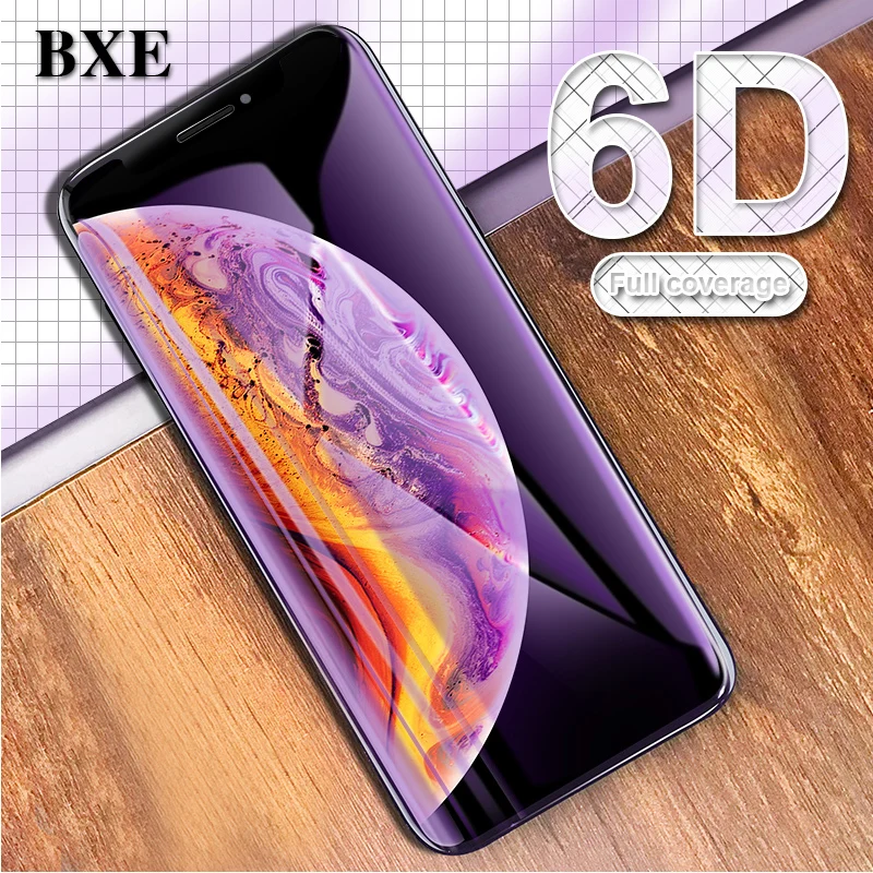 BXE 6D Full Cover Tempered Glass on the For iPhone X XS Max Anti Blue Light Screen Protector For iPhone XR Glass 5.8 6.1 6.5inch
BXE 6D Full Cover Tempered Glass on the For iPhone X XS Max Anti Blue Light Screen Protector For iPhone XR Glass 5.8 6.1 6.5inch