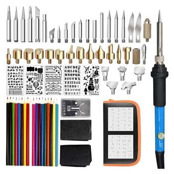 71pcs 60W Soldering Iron Wood Burning Kit Adjustable Carving Pyrography Tool Soldering Welding Tip Kit
71pcs 60W Soldering Iron Wood Burning Kit Adjustable Carving Pyrography Tool Soldering Welding Tip Kit