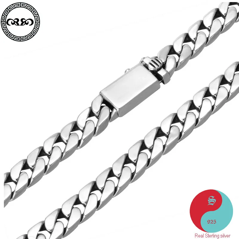 Real S925 Silver Sterling Necklace cuban chain necklace men women 8mm width 55cm 60cm chunky heavy
Real S925 Silver Sterling Necklace cuban chain necklace men women 8mm width 55cm 60cm chunky heavy