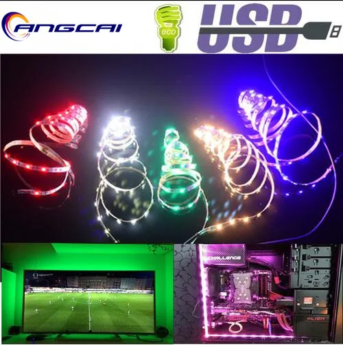Angcai backlight 6W/1M/60LED USB Mood Atmosphere Lighting LED Strip bulb lamp 5V 2835/3528 Resin Flexible DIY for TV computer
Angcai backlight 6W/1M/60LED USB Mood Atmosphere Lighting LED Strip bulb lamp 5V 2835/3528 Resin Flexible DIY for TV computer