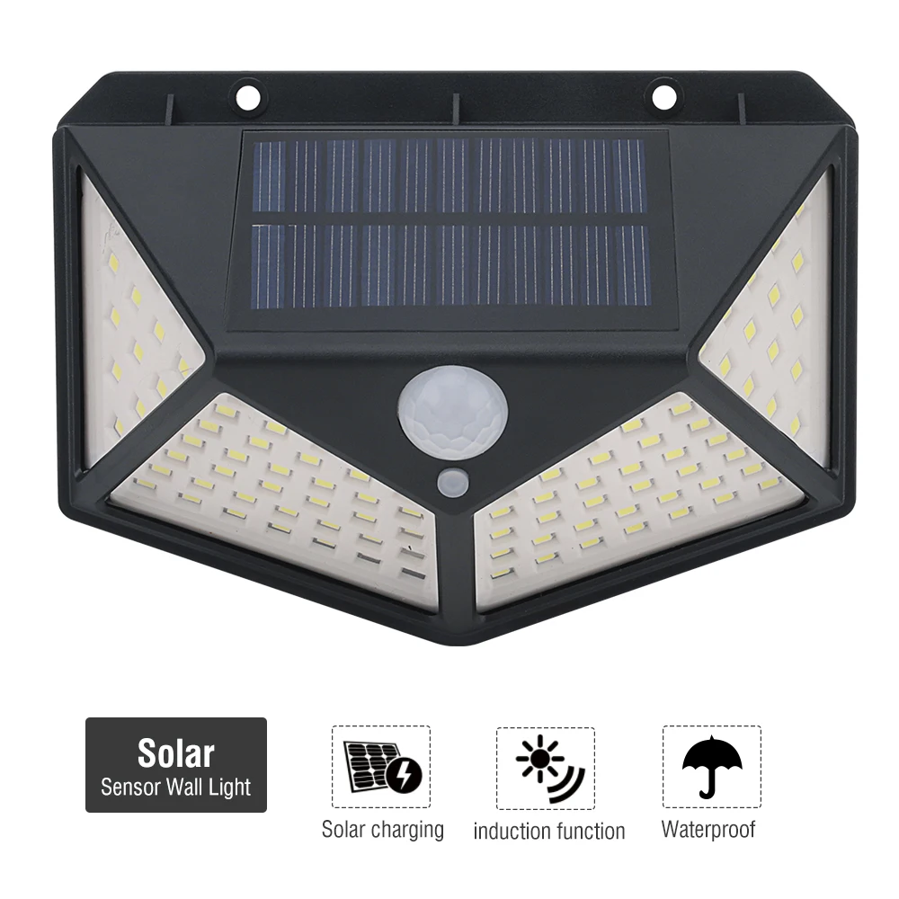100 LED Solar Lamp PIR Motion Sensor Solar Garden Light 3 Modes Waterproof Outdoor Wall Light Path Lighting Sensor Street Light
100 LED Solar Lamp PIR Motion Sensor Solar Garden Light 3 Modes Waterproof Outdoor Wall Light Path Lighting Sensor Street Light