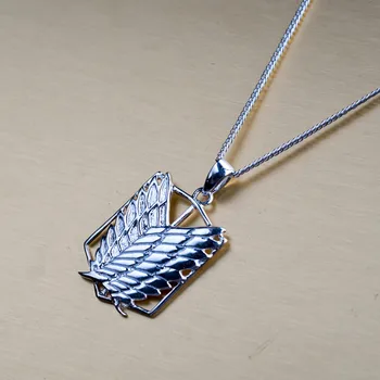 Attack on Titan Necklaces Pendants Wings Of Liberty 925 silver Unisex Leather Chain Fashion Jewelry Pendant
Attack on Titan Necklaces Pendants Wings Of Liberty 925 silver Unisex Leather Chain Fashion Jewelry Pendant