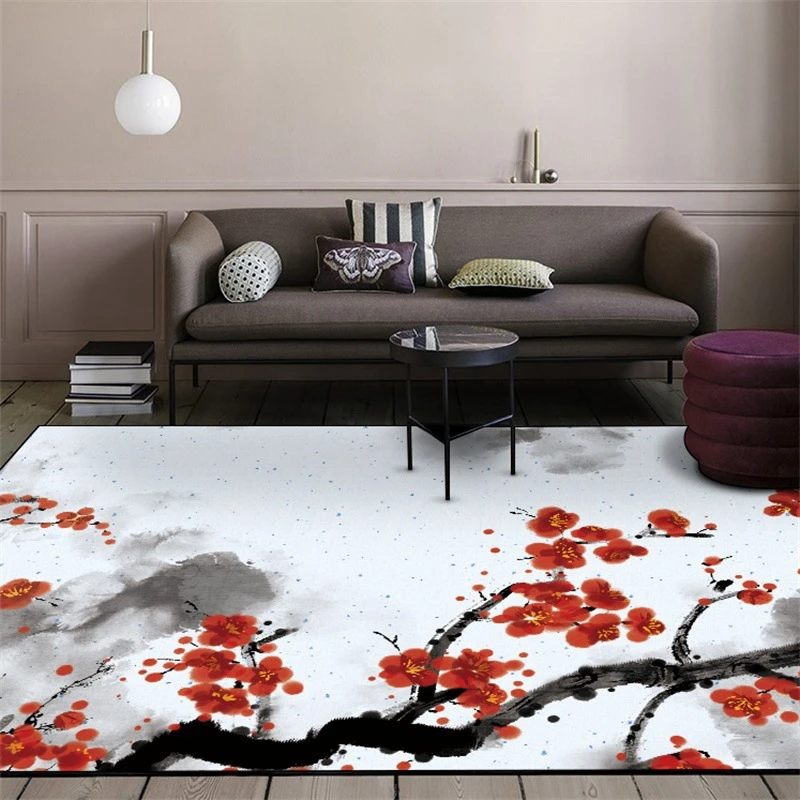Creative Chinese Watercolor Plum Flower Hallway Carpets and Rugs for Bedroom Living Room Sofa Tapete Kitchen Anti-Slip Floor Mat
Creative Chinese Watercolor Plum Flower Hallway Carpets and Rugs for Bedroom Living Room Sofa Tapete Kitchen Anti-Slip Floor Mat